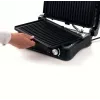 Ariete 1934 MetalGrill 3in1, Elektrogrill für gemischtes Grillen, 2000 W, 3 Garmodi, antihaftbeschichtete Platten, Silber/Schwarz