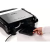 Ariete 1934 MetalGrill 3in1, Elektrogrill für gemischtes Grillen, 2000 W, 3 Garmodi, antihaftbeschichtete Platten, Silber/Schwarz