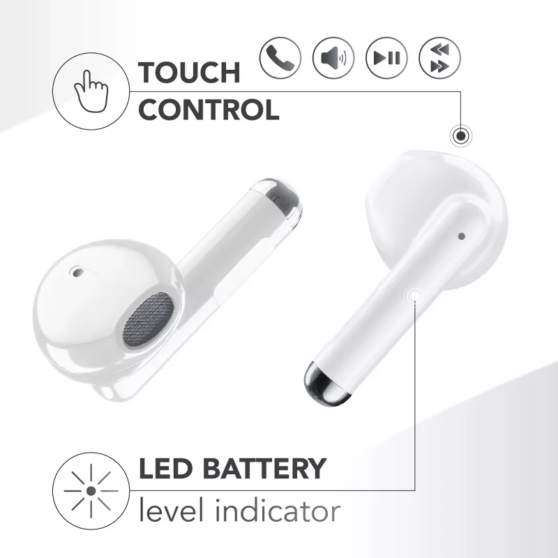Music Sound Breeze In-Ear-Bluetooth-Kopfhörer im Kapsel-Design mit farbigem Case