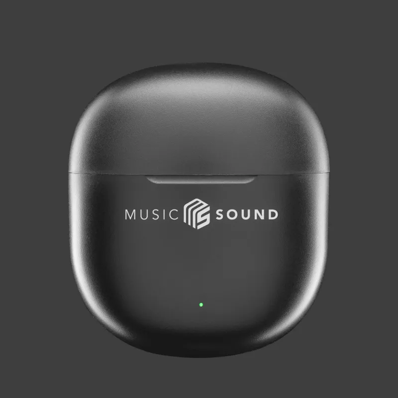 Music Sound Breeze Kapsel-Bluetooth-Ohrhörer mit farbigem Etui