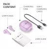 Music Sound Breeze Kapsel-Bluetooth-Ohrhörer mit farbigem Etui