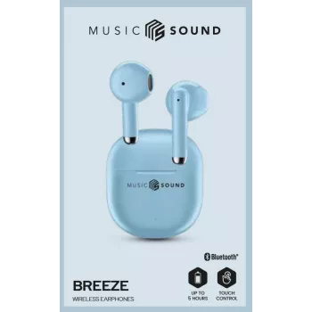 Music Sound Breeze In-Ear-Kopfhörer im Kapsel-Stil mit farbigem Case