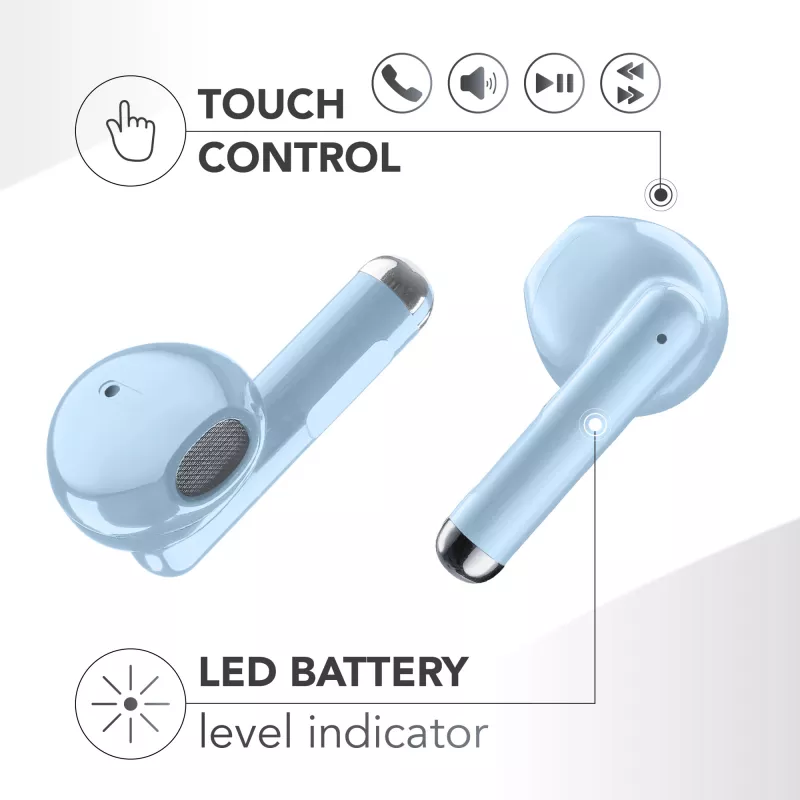 Music Sound Breeze In-Ear-Kopfhörer im Kapsel-Stil mit farbigem Case