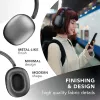 Music Sound MAXI3 MAXI3 kabellose Over-Ear-Kopfhörer mit aktiver Geräuschunterdrückung: immersives und ablenkungsfreies Hörerlebnis, bis zu 35 Stunden Akkulaufzeit. Modernes Design, Komfort, Stil und kraftvoller, revolutionärer Klang.