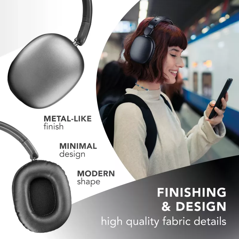 Music Sound MAXI3 MAXI3 kabellose Over-Ear-Kopfhörer mit aktiver Geräuschunterdrückung: immersives und ablenkungsfreies Hörerlebnis, bis zu 35 Stunden Akkulaufzeit. Modernes Design, Komfort, Stil und kraftvoller, revolutionärer Klang.
