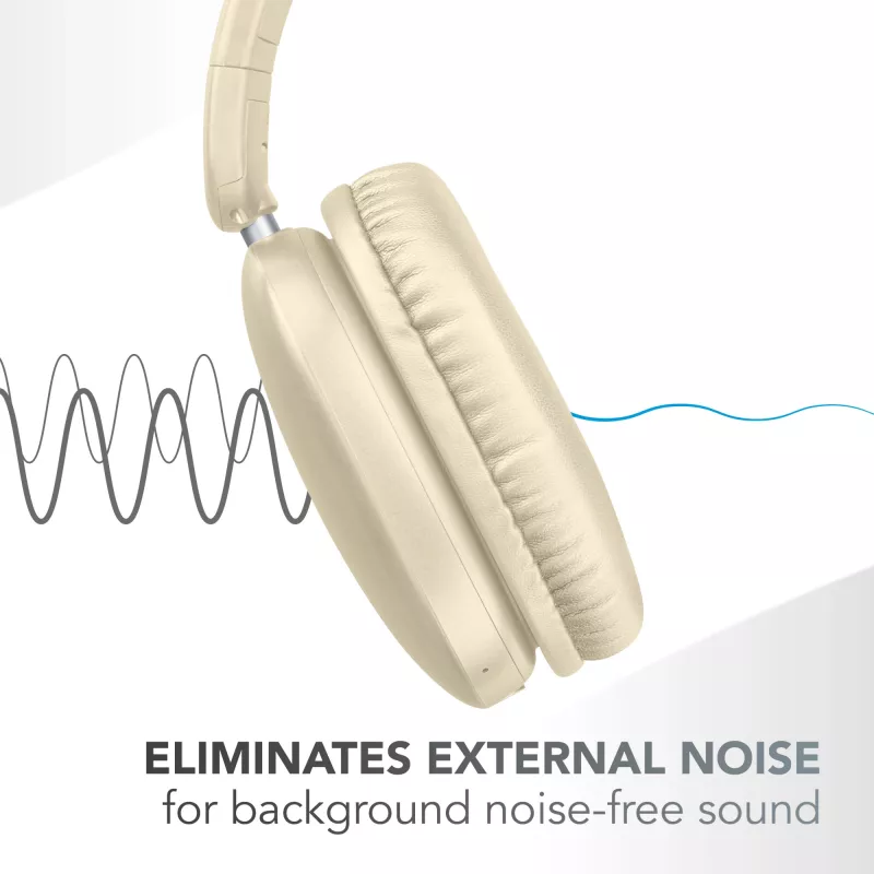 Music Sound MAXI3 MAXI3 kabellose Over-Ear-Kopfhörer mit aktiver Geräuschunterdrückung: immersives und ablenkungsfreies Hörerlebnis, bis zu 35 Stunden Akkulaufzeit. Modernes Design, Komfort, Stil und kraftvoller, revolutionärer Klang.