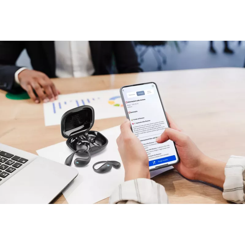 Cellularline Nebit – TWS Translator NEBIT TWS Ohrhörer mit Echtzeit-Übersetzungsfunktion
