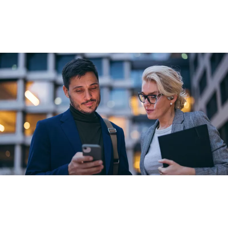 Cellularline Nebit – TWS Translator NEBIT TWS Ohrhörer mit Echtzeit-Übersetzungsfunktion