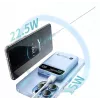 Techly I-CHARGE-10LCDBL Powerbank Lithium-Polymer (LiPo) 10000 mAh Kabelloses Laden Blau