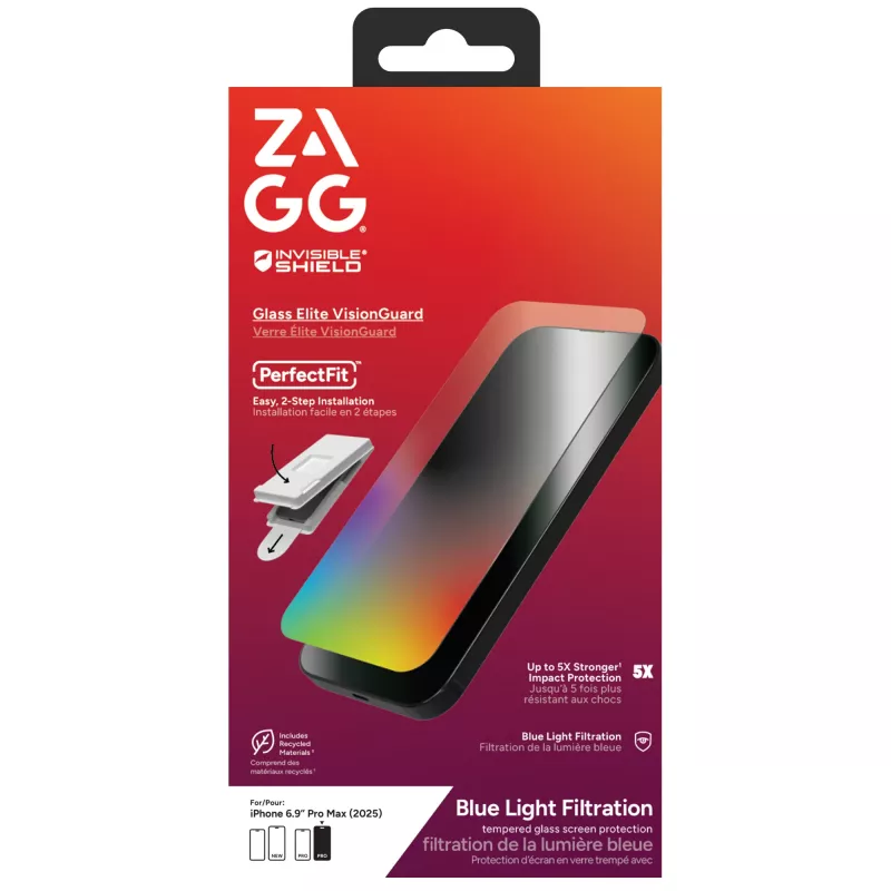 InvisibleShield Glass Elite VG Displayschutz Für Apple iPhone 17 Pro Max