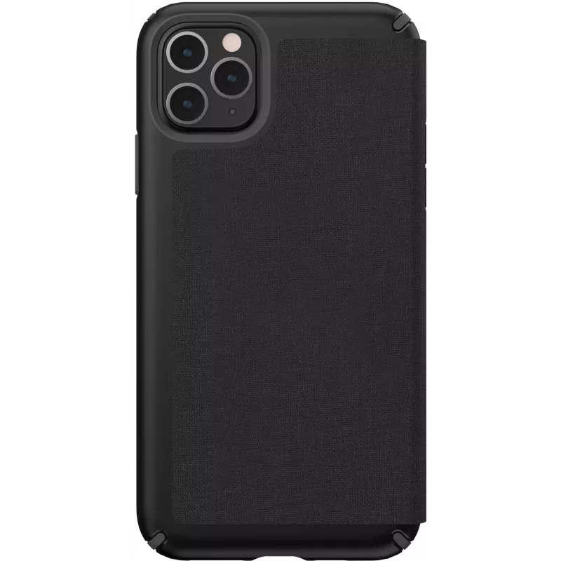 Speck Presidio Folio iPhone 11 Pro Max, Flip Case, Apple, iPhone 11 Pro Max, 16,5 cm (6,5 Zoll), Schwarz