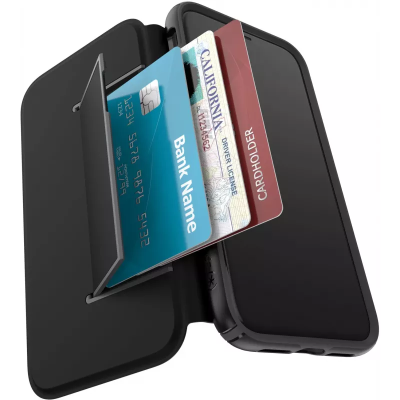 Speck Presidio Folio iPhone 11 Pro Max, Flip Case, Apple, iPhone 11 Pro Max, 16,5 cm (6,5 Zoll), Schwarz