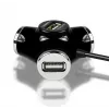 Axagon HUE-X3B Schnittstellen-Hub USB 2.0 480 Mbit/s Schwarz