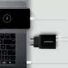 Axagon ACU-PQ22 Ladegerät für Mobilgeräte Mobiltelefon, Powerbank, Smartphone, Smartwatch, Tablet, Universal Schwarz AC Schnellladung Indoor