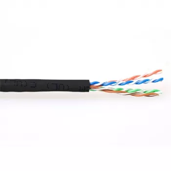 ACT CAT6 U/UTP stranded patch schwarz 305 m, 305 m, Cat6, Schwarz