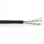 ACT CAT6 U/UTP stranded patch schwarz 305 m, 305 m, Cat6, Schwarz