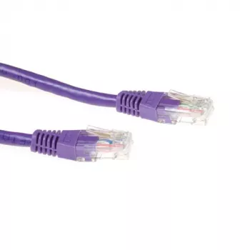 ACT Lila 10 Meter U/UTP CAT6A Patchkabel mit RJ45-Steckern