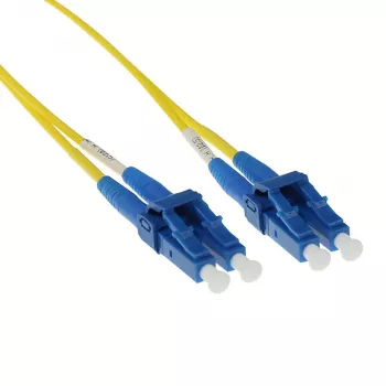 ACT 3 Meter LSZH Singlemode 9/125 OS2 Short-Boot Glasfaser-Patchkabel Duplex mit LC-Steckern