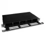 ACT Fiber Panel High Density für 5 MTP®-MPO Kassetten, PG11, PG13, Schwarz, Metall
