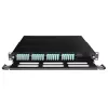 ACT Fiber Panel High Density für 5 MTP®-MPO Kassetten, PG11, PG13, Schwarz, Metall