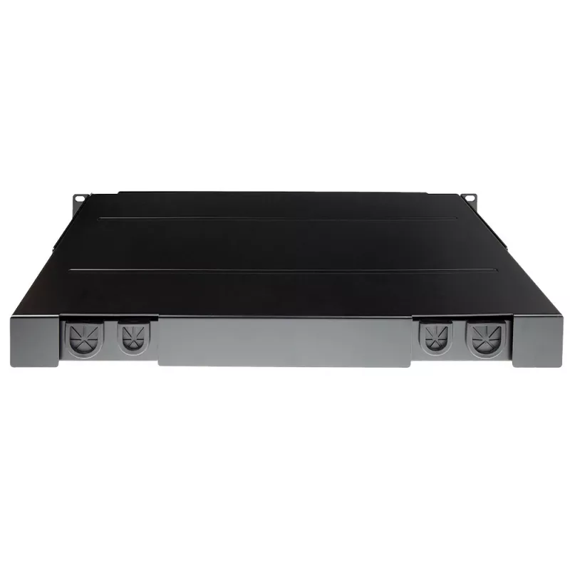 ACT Fiber Panel High Density für 5 MTP®-MPO Kassetten, PG11, PG13, Schwarz, Metall