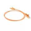ACT Orange 1 Meter LSZH U/UTP CAT6 Datacenter Slimline Patchkabel rastnasenfrei mit RJ45-Steckern