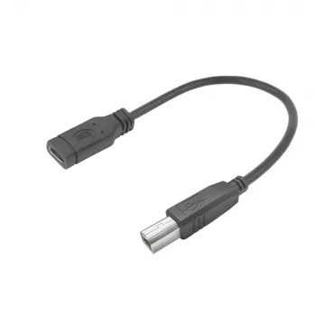 ACT USB-C-Buchse auf USB-B 2.0 Druckeradapterkabel 0,2 m