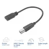 ACT USB-C-Buchse auf USB-B 2.0 Druckeradapterkabel 0,2 m
