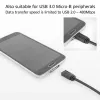 ACT USB Type-C-Buchse auf USB Micro-B-2.0-Stecker-Adapterkabel 0,2 m