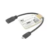 ACT USB Type-C-Buchse auf USB Micro-B-2.0-Stecker-Adapterkabel 0,2 m