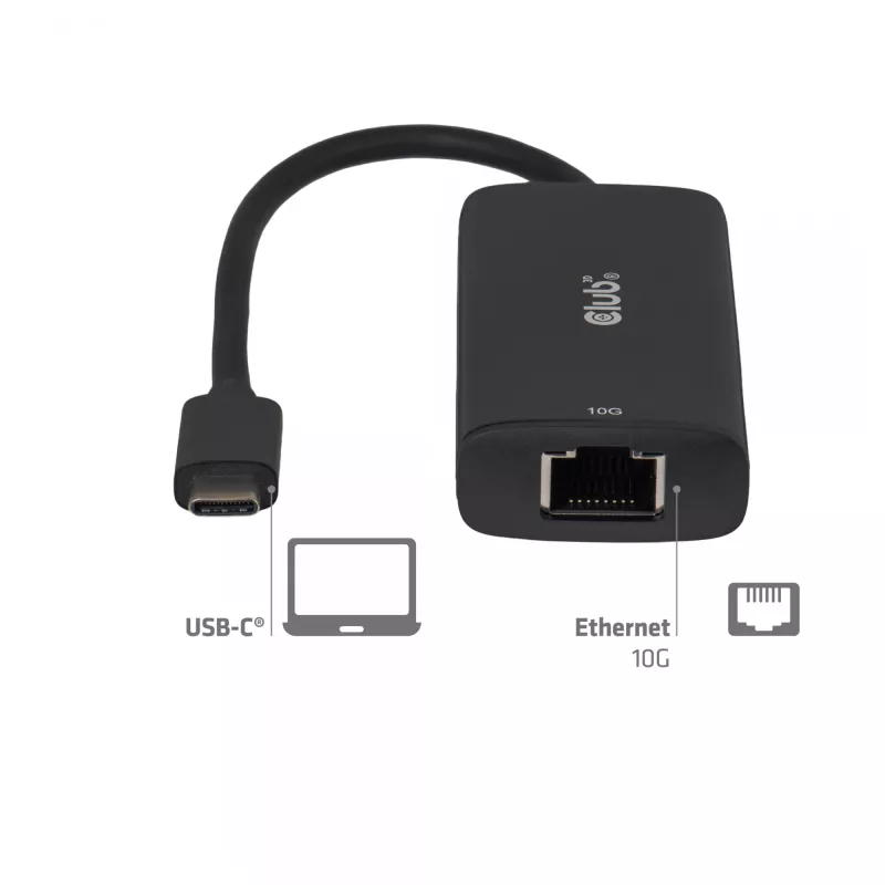 CLUB3D CAC-2531 Laptop-Dockingstation/Port-Replikator Kabelgebunden USB 3.2 Gen 1 (3.1 Gen 1) Type-C Schwarz
