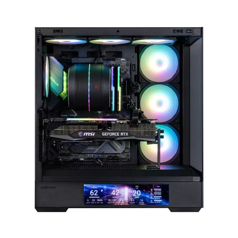 Zalman P40 DS Schwarz Midi Tower