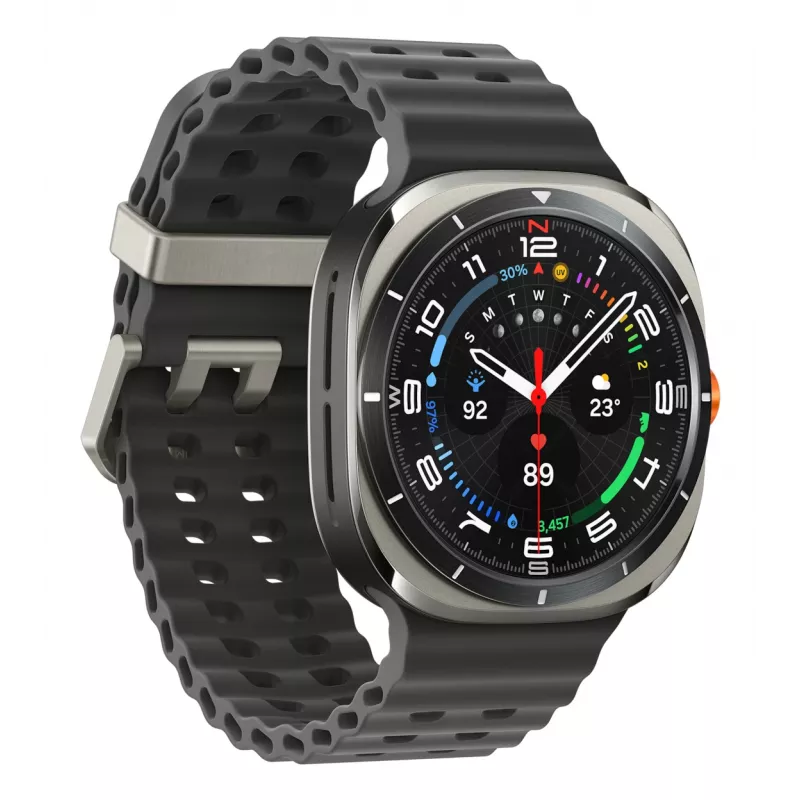 Samsung Galaxy Watch Ultra 3.81 cm (1.5 Zoll) AMOLED 47 mm Digital 480 x 480 Pixel Touchscreen 4G Silber WLAN GPS (Satellit)