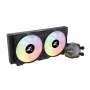 Zalman ALPHA24 Schwarz CPU-Flüssigkeitskühler 280-mm-Radiator 2 x 140 mm Lüfter ARGB-Pumpe Dual-Prozessor All-in-One-Flüssigkeitskühler 12 cm