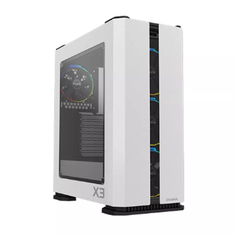 Zalman X3 WHITE Computergehäuse Midi Tower