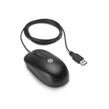 HP 3-Tasten-USB-Laser-Maus, Laser, USB Typ-A, Schwarz