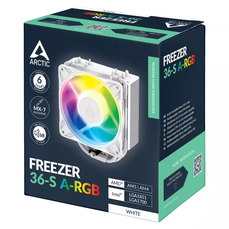 ARCTIC Freezer 36-S A-RGB CPU-Luftkühler - Weiß