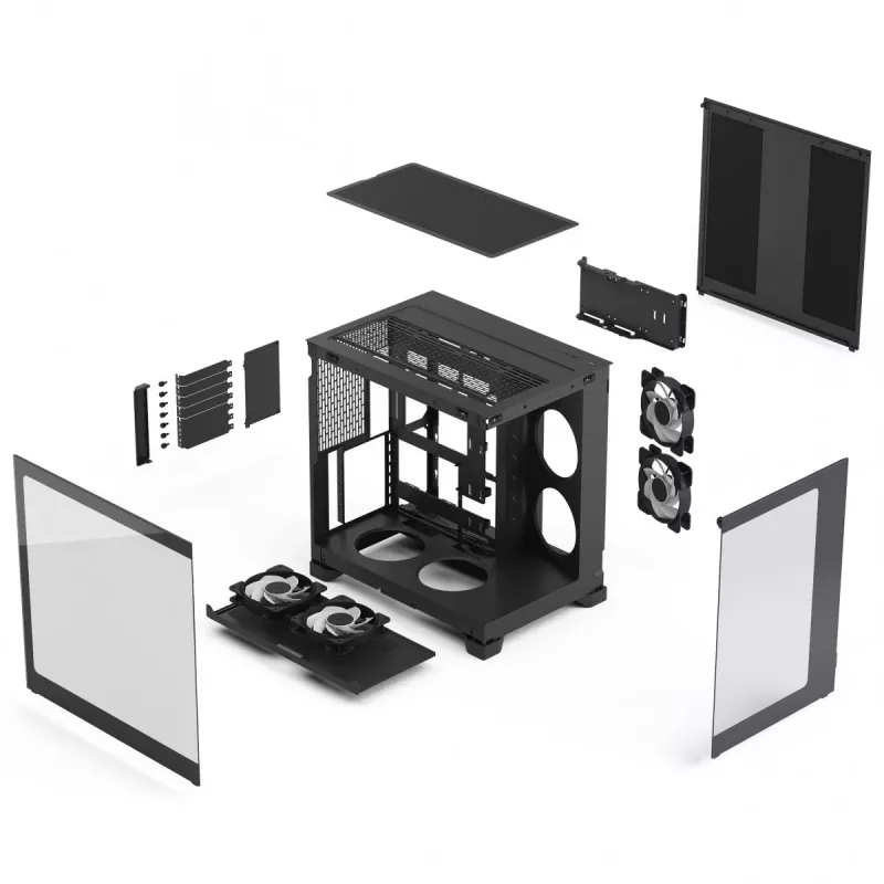 Fractal Design Pop 2 Vision Black RGB Midi-Tower Gehäuse (FD-C-POV2A-02)