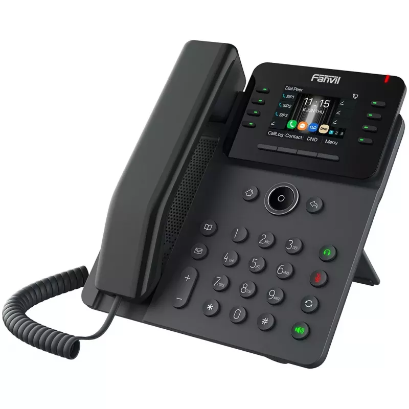 Fanvil V62G Gigabit SIP IP-Tischtelefon (12 Leitungen, Farbdisplay)