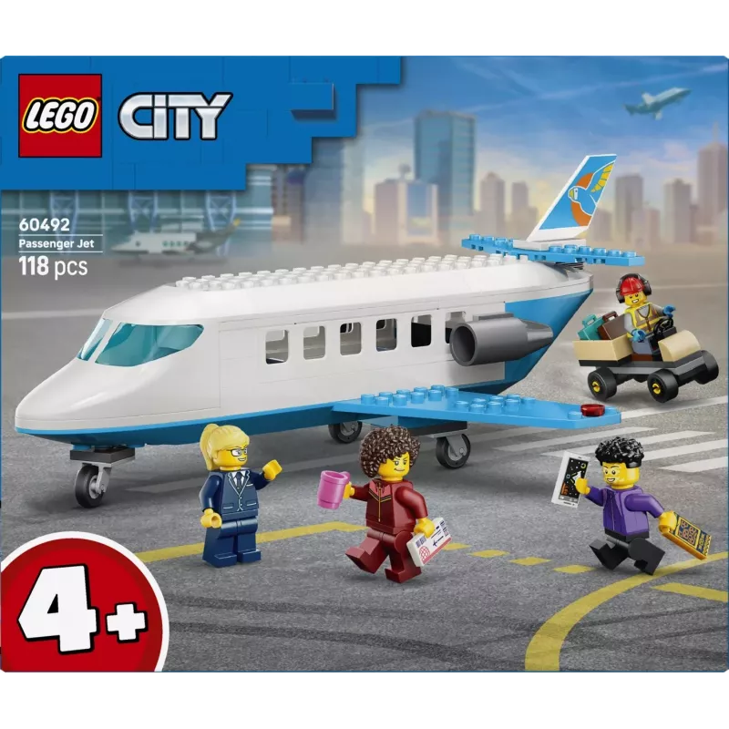 LEGO City 60492 Passagierflugzeug (118 Teile)