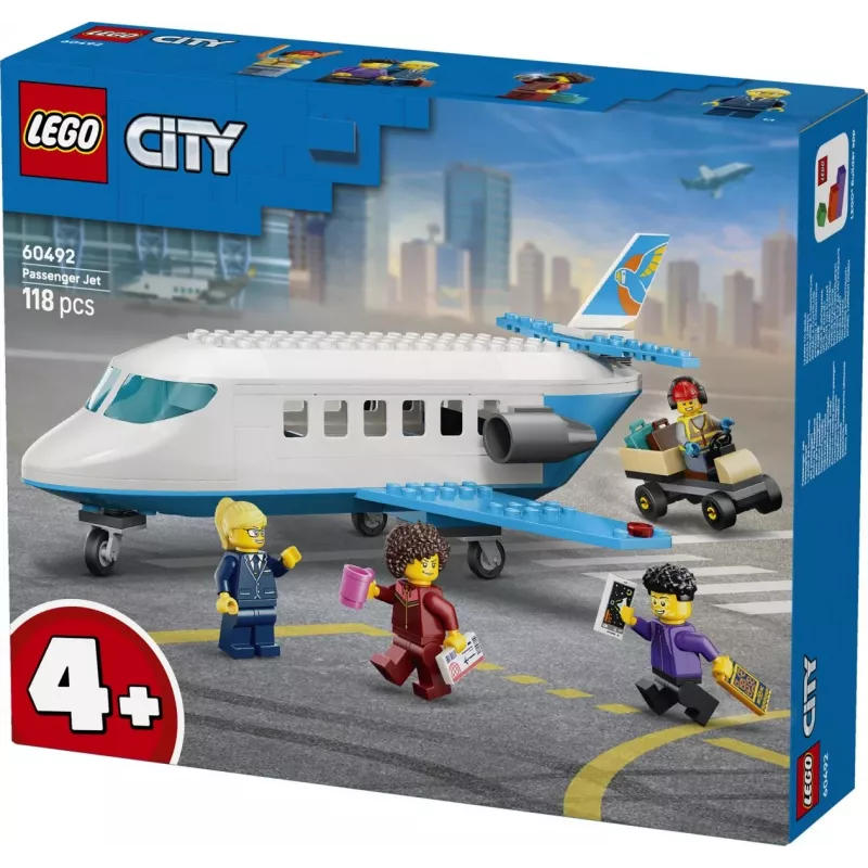 LEGO City 60492 Passagierflugzeug (118 Teile)