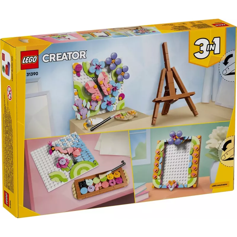 LEGO Creator 3-in-1 31390 Florales Kunst-Dekor-Bild (348 Teile)