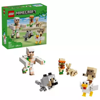 LEGO Minecraft 21592 Hühnerreiter-Wüstenangriff (428 Teile)