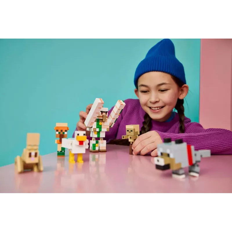 LEGO Minecraft 21592 Hühnerreiter-Wüstenangriff (428 Teile)