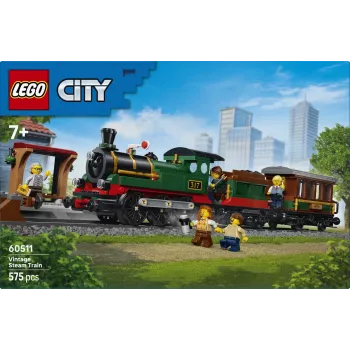 LEGO City 60511 Historische Dampfeisenbahn (575 Teile)