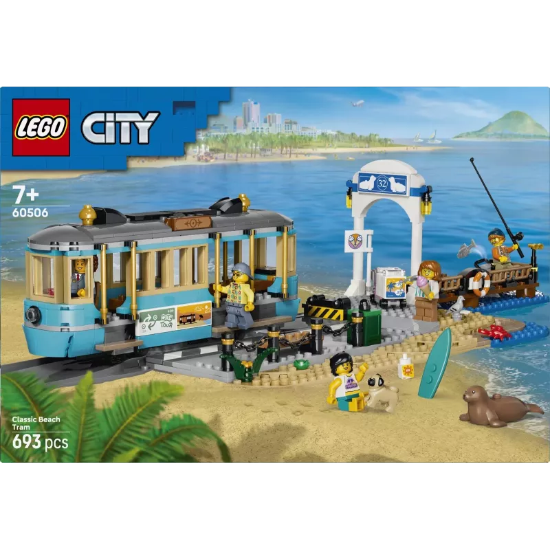 LEGO City 60506 Klassische Strandstraßenbahn (693 Teile)