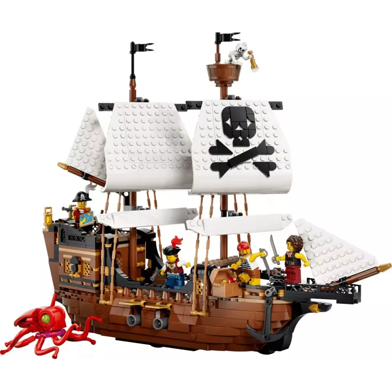 LEGO Creator 3-in-1 31387 Ikonisches Piratenschiff (1074 Teile)