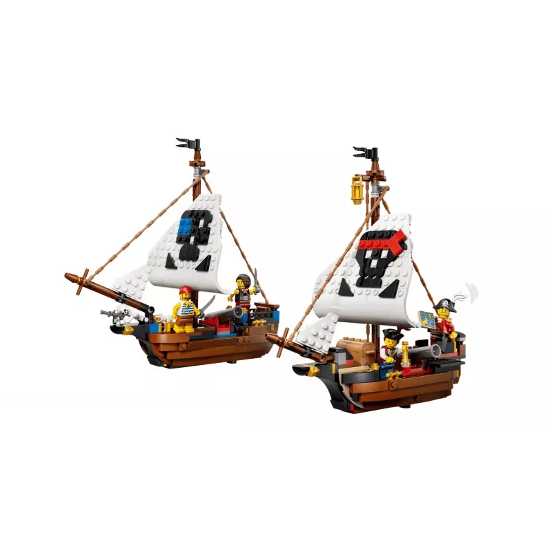 LEGO Creator 3-in-1 31387 Ikonisches Piratenschiff (1074 Teile)