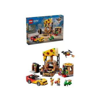 LEGO City 60496 Pizza-Lieferservice mit Fahrzeugen (494 Teile)