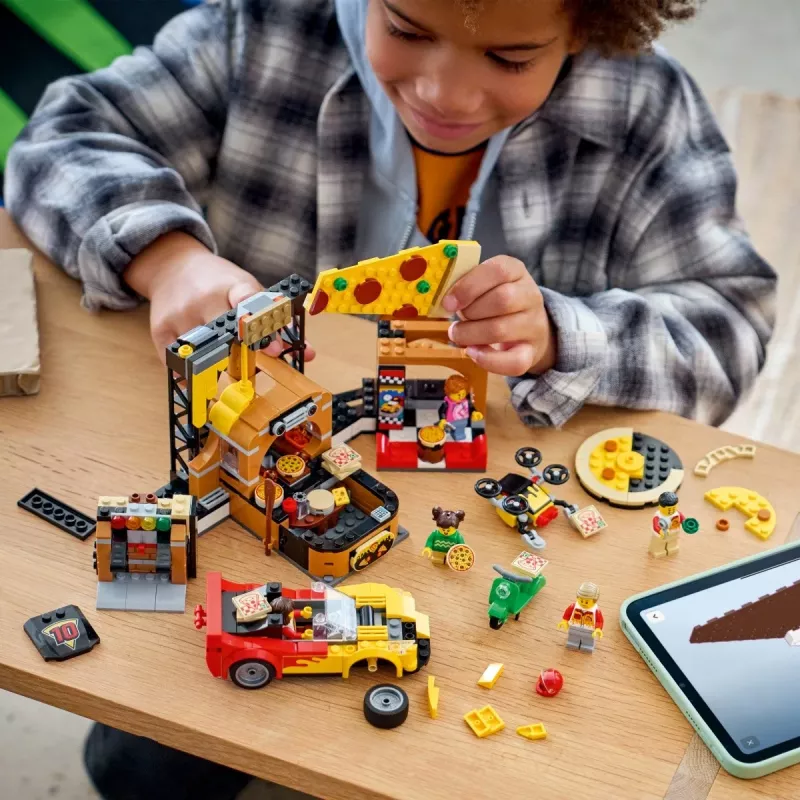 LEGO City 60496 Pizza-Lieferservice mit Fahrzeugen (494 Teile)